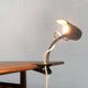 Mid-century minimalist clamp table lamp, 1960s