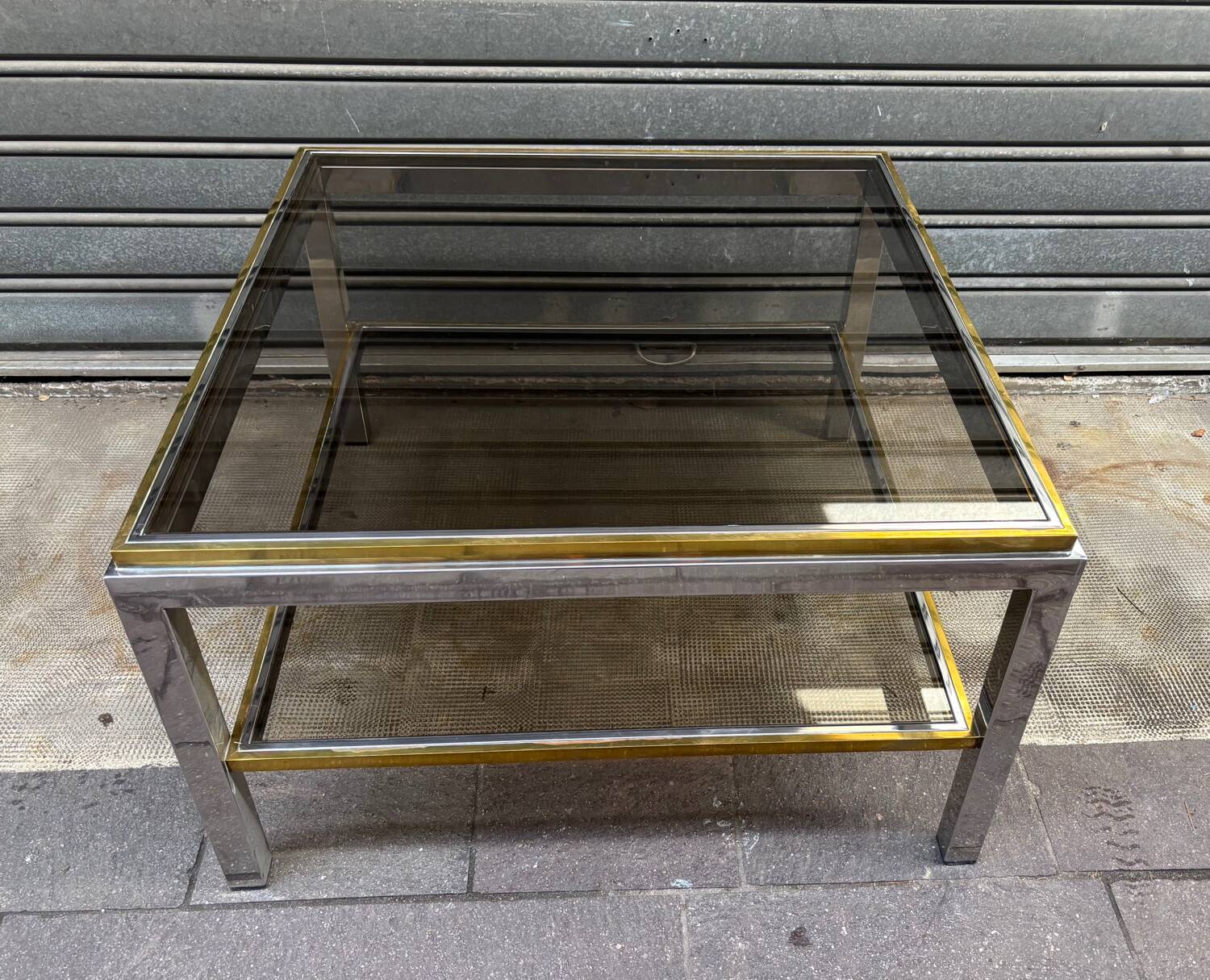 Square coffee table from the 70s