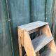Escalier bois brut