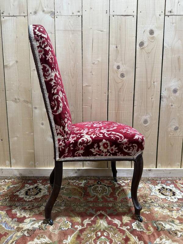 Suite de 6 chaises époque Napoléon III en acajou