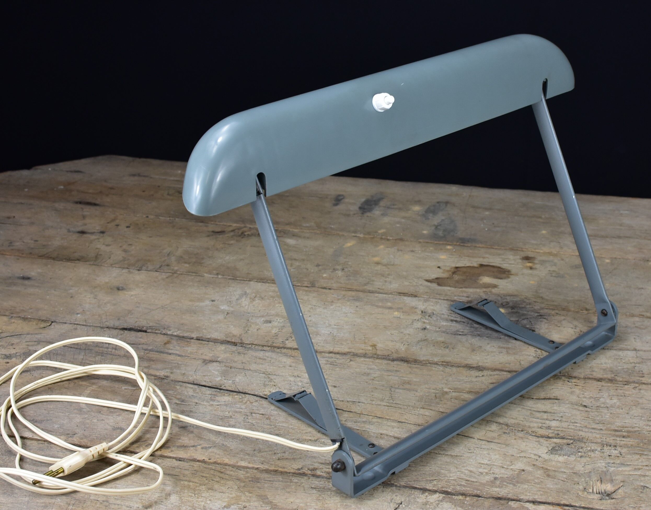 Industrial grey lamp