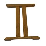 Vintage shaker dining table in oak minimalist design 70's