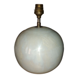Ceramic lamp foot, iridescent white