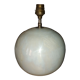 Ceramic lamp foot, iridescent white