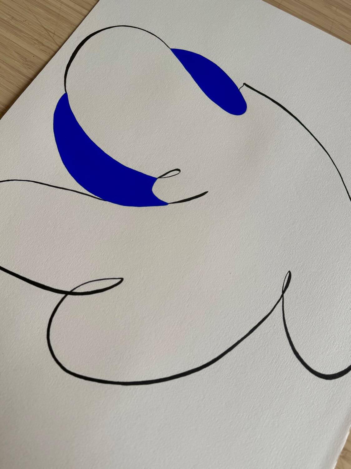 Blue Sun 03 - 40 x 50 cm - Atelier Agapé