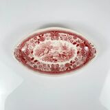 Small oval dish "Burgenland", Villeroy & Boch, red