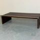 Mid Century Modernist wood and metal Slatted Bench Coffee Table