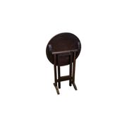 Table d'appoint pliante en chêne, France milieu du siècle