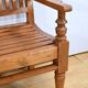 Antique colonial teak veranda bench – mid-20th century