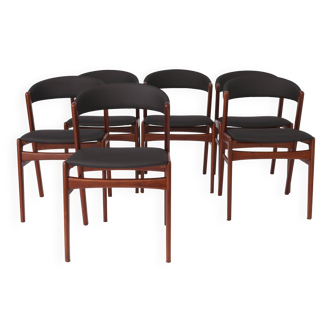 6 Vintage Chairs DUX - Ribbon Back 1960s, Sweden - Dining chairs, Teak, Set of 6