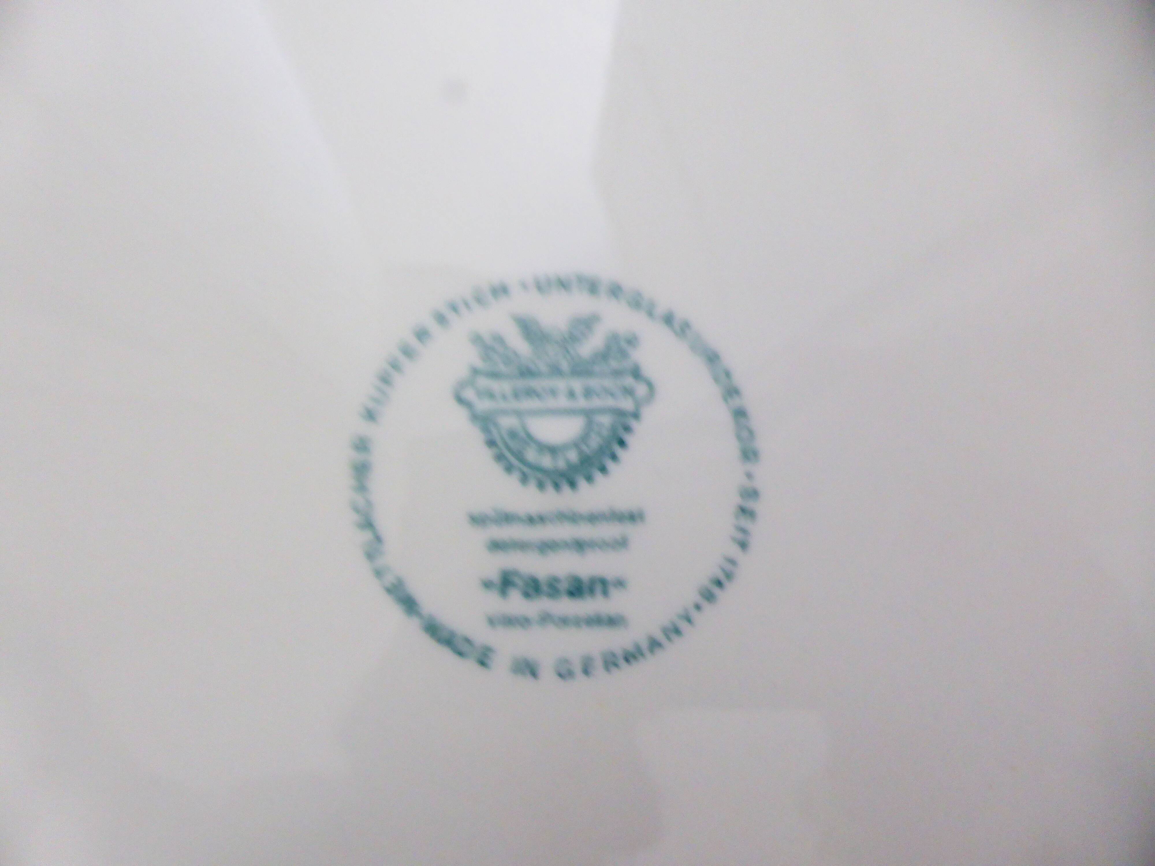 4 presentation plates Villeroy and Boch model Fasan