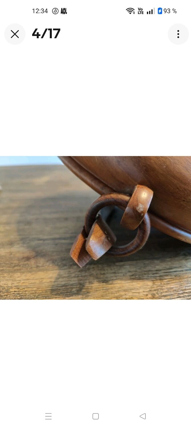 Teak salad bowl/fruit bowl from the 1960s
