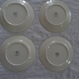 4 flat plates Villeroy and Boch Burgenland pink décor