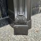 Napoleon III Fireplace In Black Belgian Or Black Mazy Marble, Circa 1880