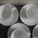 set of 6 cups and saucers vintage French tableware