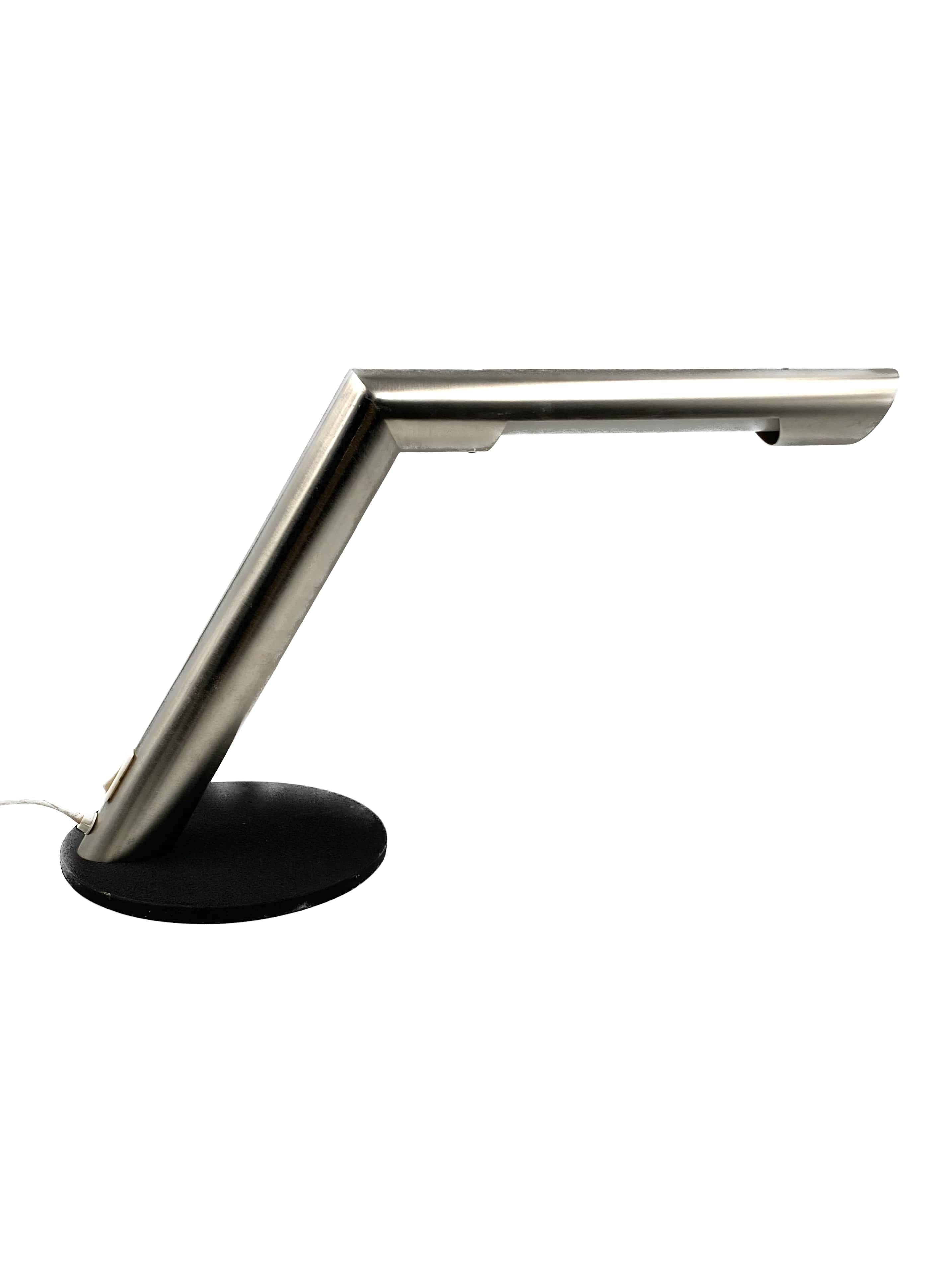 Nanda Vigo, space age desk lamp, Arredoluce, Milano Italy, 1970s