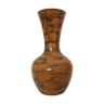 Vase céramique ocre