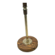 Ashtray on foot metal wood effect