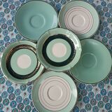 Petites assiettes vert menthe