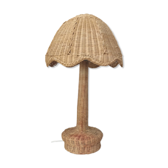 Lampe champignon en osier 75cm