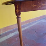 Marquetee painted low table