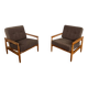 Pair of Scandinavian armchairs designed by Erik Wørtz for Möbel-Ikea, 1960.