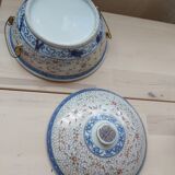 Vaisselle chinoise en porcelaine dite graine de riz  des années 50