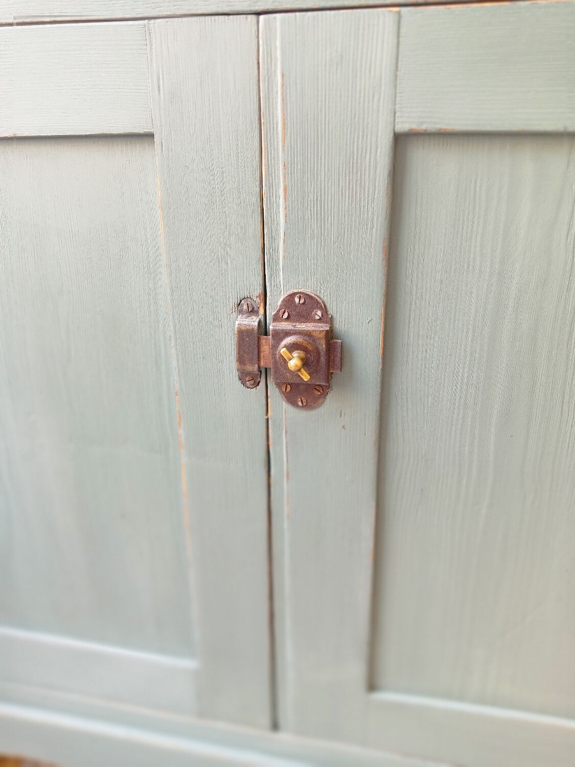 Parisian sideboard gray blue green