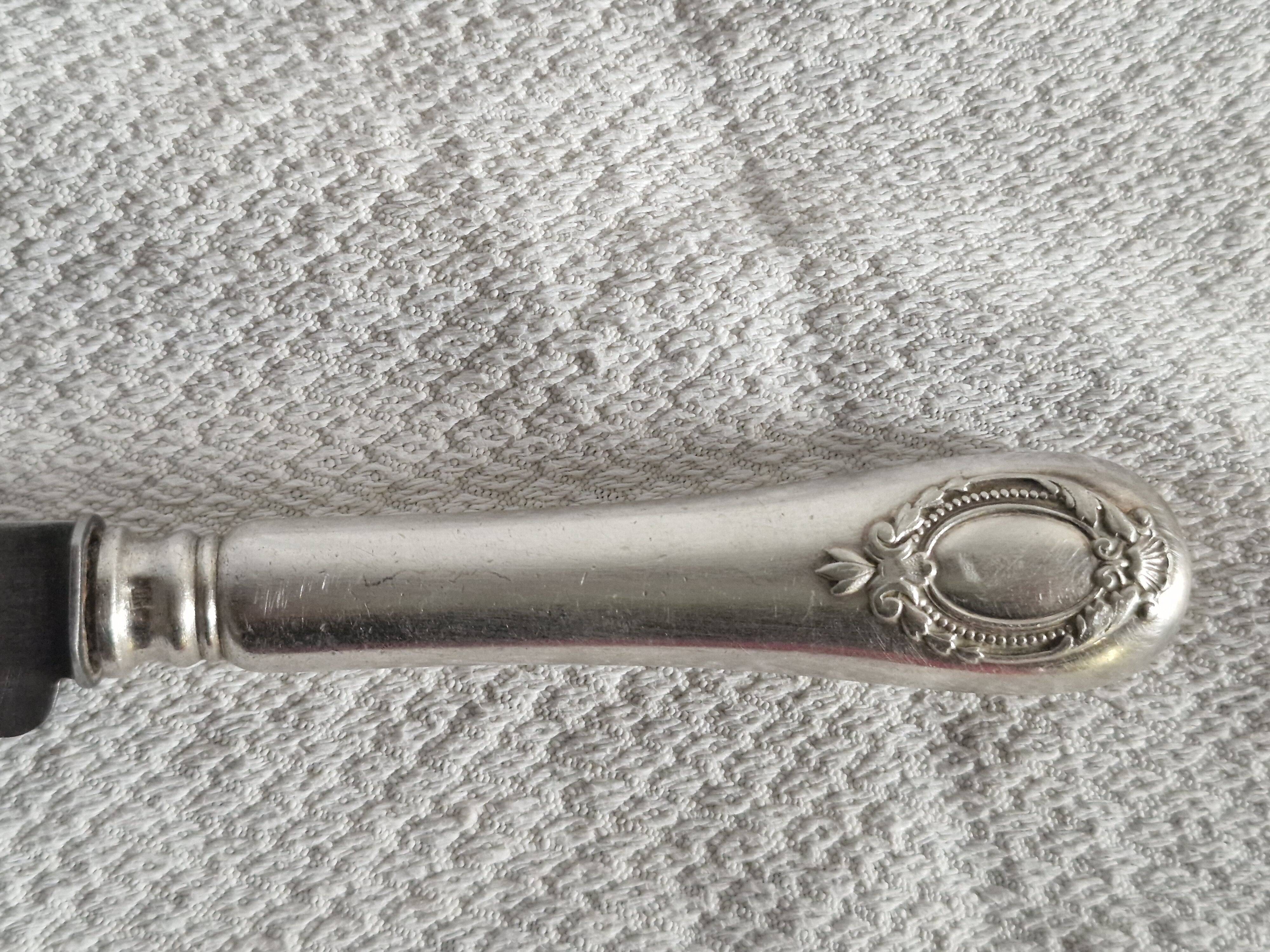 12 antique knives - Silversmith A Frenais Paris - 6 large & 6 small