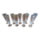 Set of 9 crystal flutes from Bayel cristallerie royale de Champagne