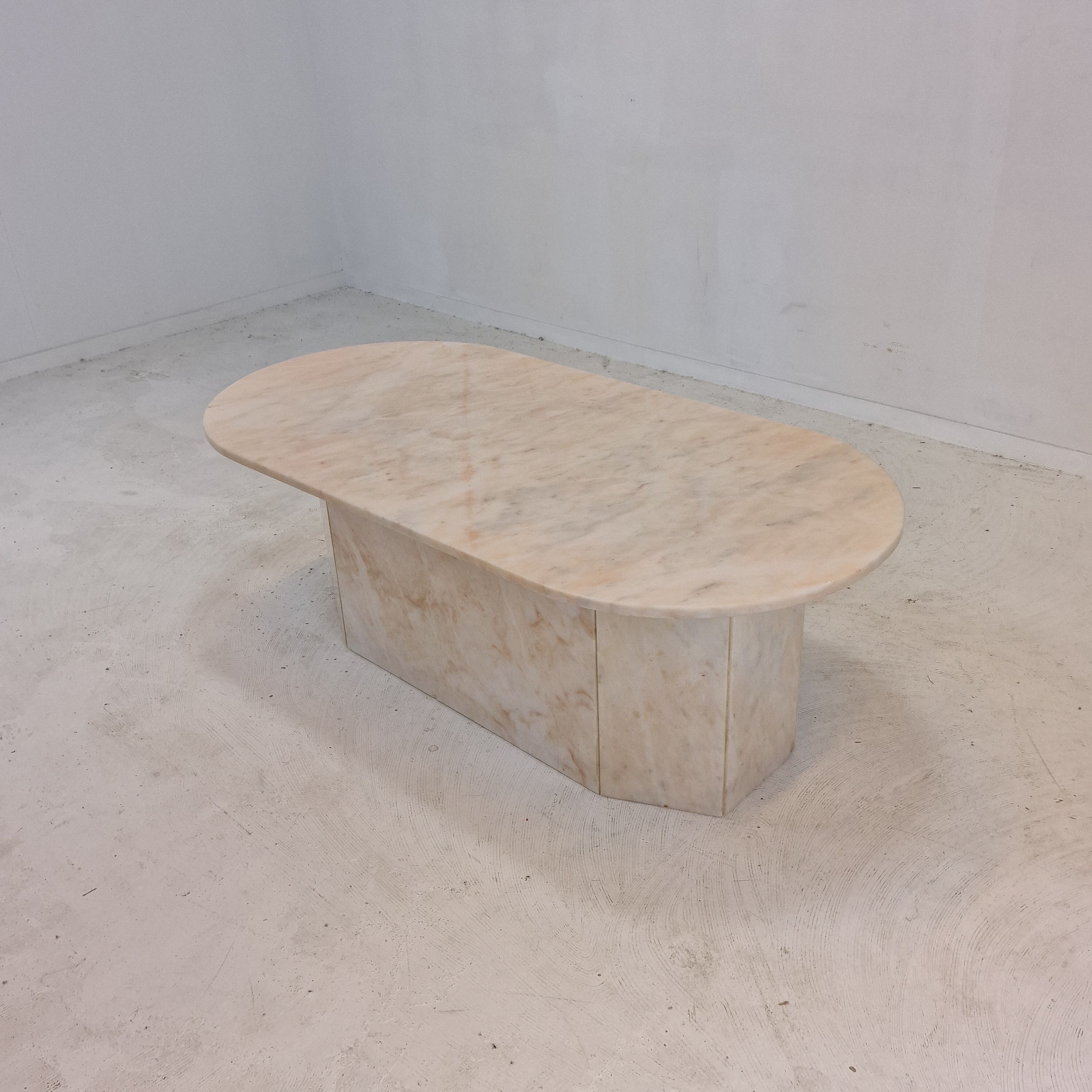 Italian marble coffee table 1980s