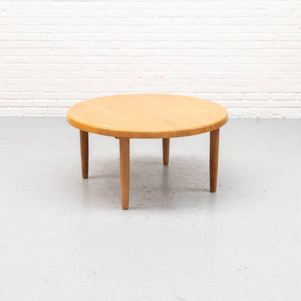 Round Danish Coffee table by Niels Bach