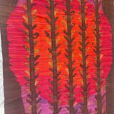 Tapis scandinave vintage des années 70 tissé à la main