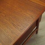Teak desk, Danish design, 1970s, manufactured by Omann Jun