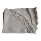 Half-moon old embroidered cradle pillowcase