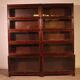 paire de bibliothèques dit stacking bookcase en acajou