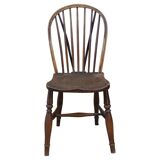 Chaise windsor en bois massif, angleterre, xixe siècle