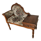 Vintage phone cabinet year 50 with seat