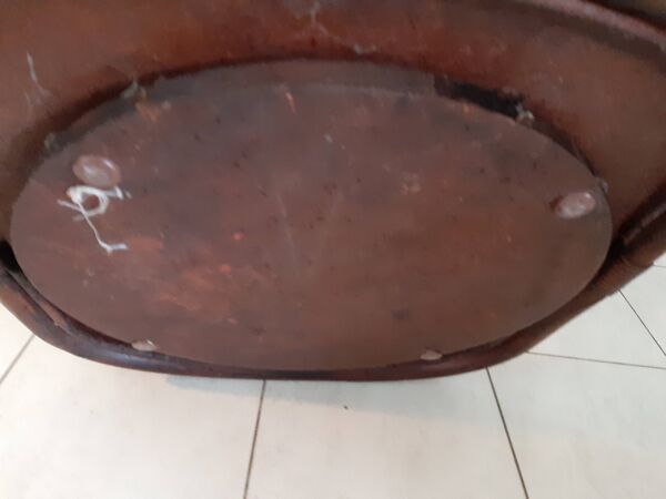 Fauteuil Rotin des Années 60 de Maugrion modéle Basset