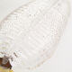 Pair of brass and muranoglass shell sconces