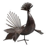 Sculpture of a rooster by Michel Anasse, France around 1960.