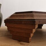 Mirror underside in solid wood art deco