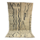 Handmade moroccan berber carpet 260 x 144 cm