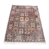 Large vintage Romanian wool carpet in Bakhtiari style