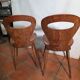 Paire de chaises bistrot "Fourmi" Baumann – Vintage 1960