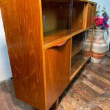 Mid century retro vintage teak cocktail bar display cabinet 1960