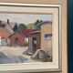 Original Swedish Oil on Panel – “Vitemölla” by Eskil Scans – Vintage