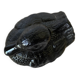 Duck box in black opaline