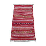 Handmade wool red carpet