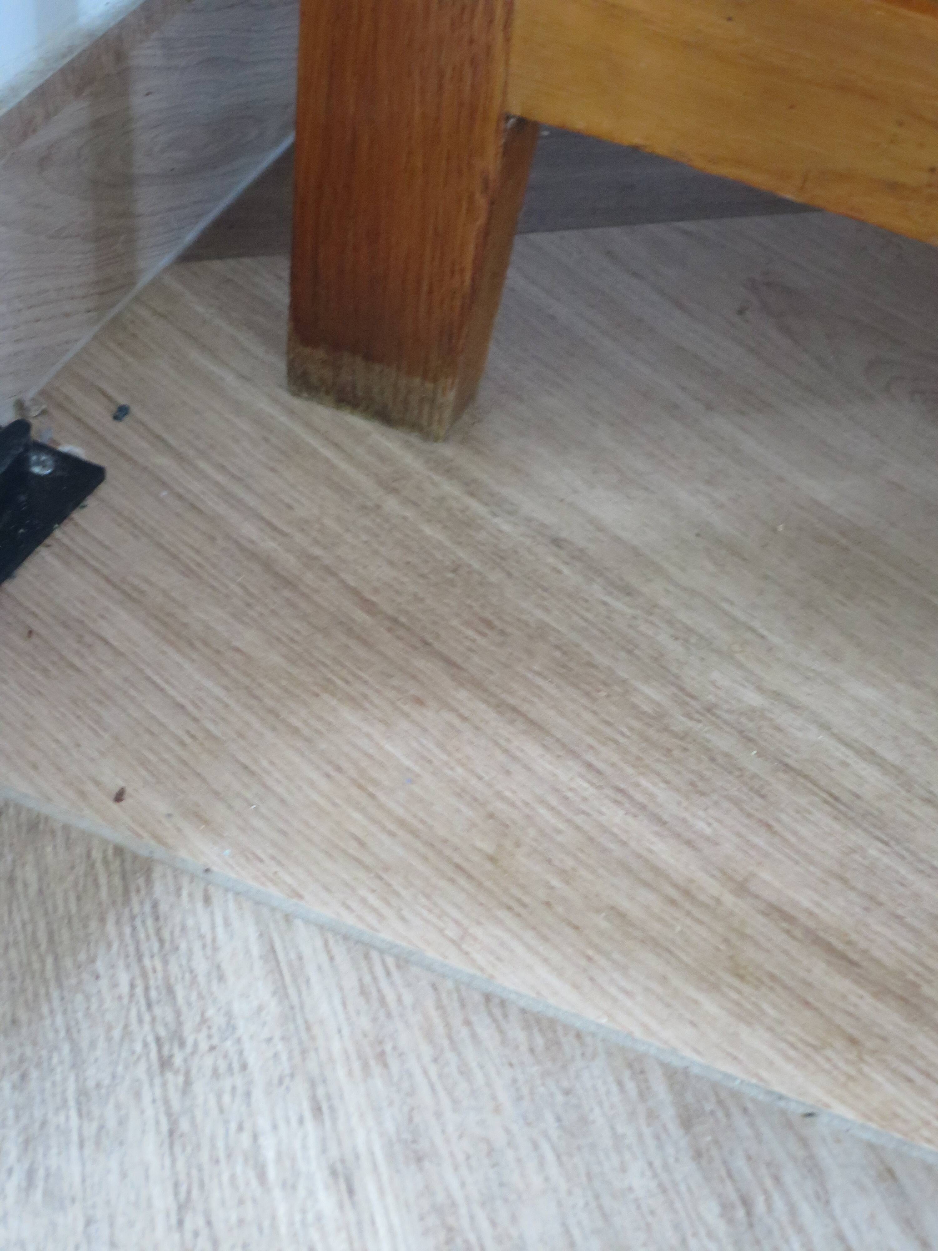 Vintage modernist desk - 5 drawers - shelf - 1950s - closure mechanism